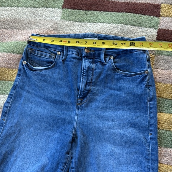 Good American good legs gw873t blue skinny jeans women's size 10/30 - Picture 6 of 14